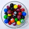 Pool-ZED Chicles Diseño Bolas de Billar 225 Unidades