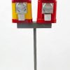 Dispensador Clásico 2 EN 1 Con Pedestal Para Cobro de Q2