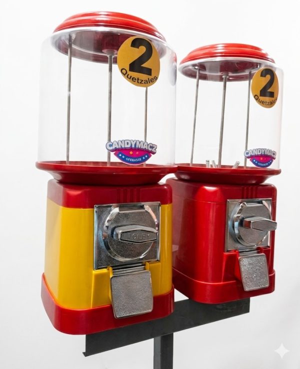 Dispensador Clásico 2 EN 1 Con Pedestal Para Cobro de Q2