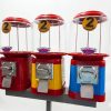 Dispensador Clásico TRIPLE Con Pedestal Para Cobro de Q2